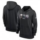 Women's Tampa Bay Buccaneers Black 2022 Crucial Catch Therma Performance Pullover Hoodie