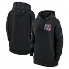 Women's Tampa Bay Buccaneers Black 2023 Crucial Catch Club Pullover Hoodie