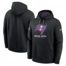 Women's Tampa Bay Buccaneers Black 2024 Crucial Catch Club Pullover Hoodie