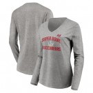 Women's Tampa Bay Buccaneers Gray 2021 Super Bowl LV Printed T-Shirt 210385