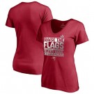 Women's Tampa Bay Buccaneers Red 2021 Super Bowl LV Champions Printed T-Shirt 210369