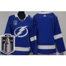 Women's Tampa Bay Lightning Blank Blue 2022 Stanley Cup Authentic Jersey