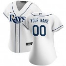 Women's Tampa Bay Rays CustomizedWhite 2020 Cool Base Jersey