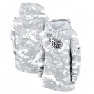 Women's Tennessee Titans Arctic Camo 2024 Salute to Service Club Fleece Pullover Hoodie