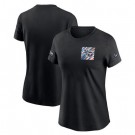 Women's Tennessee Titans Black 2023 Crucial Catch Sideline TriBlend T Shirt