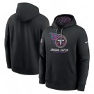 Women's Tennessee Titans Black 2024 Crucial Catch Club Pullover Hoodie
