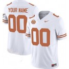 Women's Texas Longhorns Custom Limited White FUSE College Football Jersey