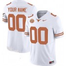 Women's Texas Longhorns Custom Limited White Team Logo FUSE College Football Jersey