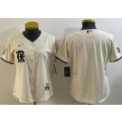 Women's Texas Rangers Blank Cream 2023 City Cool Base Jersey
