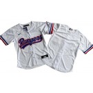 Women's Texas Rangers Blank White Cool Base Jersey