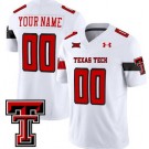 Women's Texas Tech Red Raiders Custom Limited White FUSE College Football Jersey