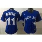 Women's Toronto Blue Jays #11 Bo Bichette Royal Cool Base Jersey