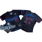 Women's Toronto Blue Jays #27 Vladimir Guerrero Jr Black City 2025 World Series Limited Jersey