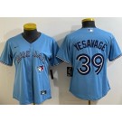 Women's Toronto Blue Jays #39 Trey Yesavage Light Blue Cool Base Jersey