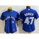 Women's Toronto Blue Jays #47 Addison Barger Blue Cool Base Jersey