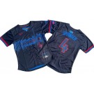 Women's Toronto Blue Jays #4 George Springer Black 2024 City Connect Limited Jersey