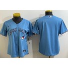 Women's Toronto Blue Jays Blank Light Blue Cool Base Jersey