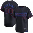 Women's Toronto Blue Jays Customized Black 2024 City Connect Limited Jersey