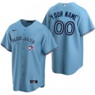 Women's Toronto Blue Jays Customized Light Blue Cool Base Jersey