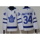 Women's Toronto Maple Leafs #34 Auston Matthews White Authentic Jersey