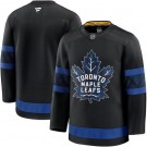 Women's Toronto Maple Leafs Customized Black Alternate Fanatics Authentic Jersey