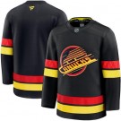 Women's Vancouver Canucks Customized Black Fanatics Authentic Jersey