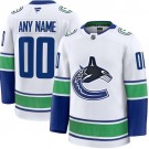 Women's Vancouver Canucks Customized White Fanatics Authentic Jersey