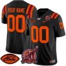 Women's Virginia Tech Hokies Custom Limited Black FUSE College Football Jersey