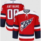 Women's Washington Capitals Custom Red Alternate Authentic Jersey