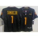 Women's Washington Commanders #1 Deebo Samuel Sr Limited Black Vapor Jersey