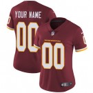 Women's Washington Football Team Customized Limited Red Vapor Untouchable Jersey