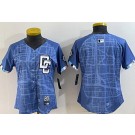 Women's Washington Nationals Blank Blue 2025 City Connect Limited Jersey