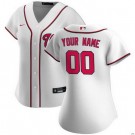 Women's Washington Nationals Customized White 2020 Cool Base Jersey