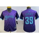 Youth Arizona Diamondbacks #39 Corbin Burnes Purple 2025 City Connect Limited Jersey