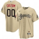 Youth Arizona Diamondbacks Customized Cream 2021 City Cool Base Jersey