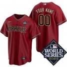 Youth Arizona Diamondbacks Customized Red 2023 World Series Cool Base Jersey