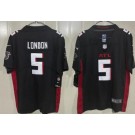 Youth Atlanta Falcons #5 Drake London Black Vapor Jersey