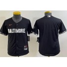Youth Baltimore Orioles Blank Black 2023 City Connect Cool Base Jersey