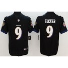 Youth Baltimore Ravens #9 Justin Tucker Limited Black Vapor Untouchable Jersey