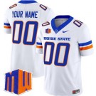 Youth Boise State Broncos Custom Limited White FUSE College Football Jersey