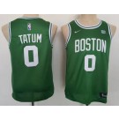 Youth Boston Celtics #0 Jayson Tatum Green Icon Sponsor Swingman Jersey