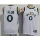 Youth Boston Celtics #0 Jayson Tatum White 2023 City Icon Sponsor Swingman Jersey