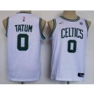 Youth Boston Celtics #0 Jayson Tatum White Icon Sponsor Swingman Jersey