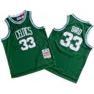 Youth Boston Celtics #33 Larry Bird Green 1985 Throwback Swingman Jersey