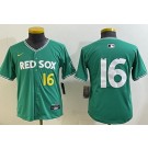 Youth Boston Red Sox #16 Jarren Duran Green 2025 City Connect Limited Jersey