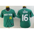 Youth Boston Red Sox #16 Jarren Duran Green 2025 City Connect Player Name Limited Jersey