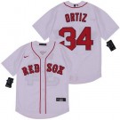 Youth Boston Red Sox #34 David Ortiz White 2020 Cool Base Jersey