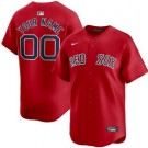Youth Boston Red Sox Customized Red Limited Jersey