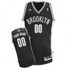 Youth Brooklyn Nets Customized Black Swingman Adidas Jersey