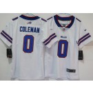 Youth Buffalo Bills #0 Keon Coleman Limited White Vapor Jersey